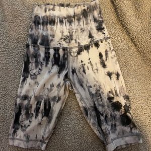 LULULEMON Tye Dye Yoga shorts